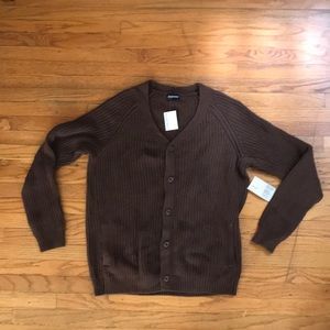 American Apparel  brown cardigan - L
